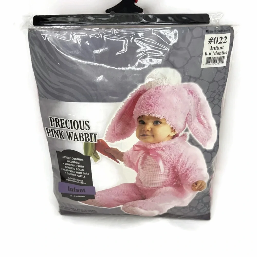 Rubie's Precious Pink Wabbit Infant Bunny Costume